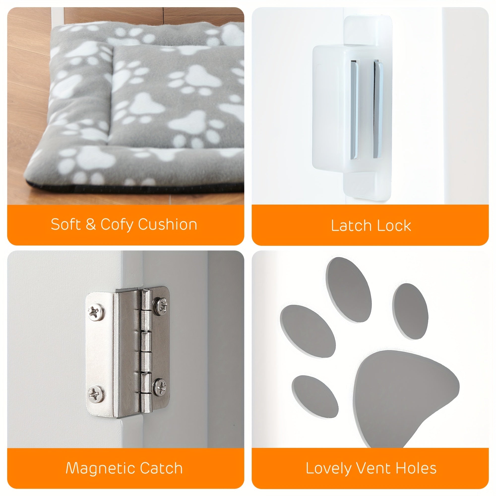 Katzenhausmöbel mit Tür und weicher Matte